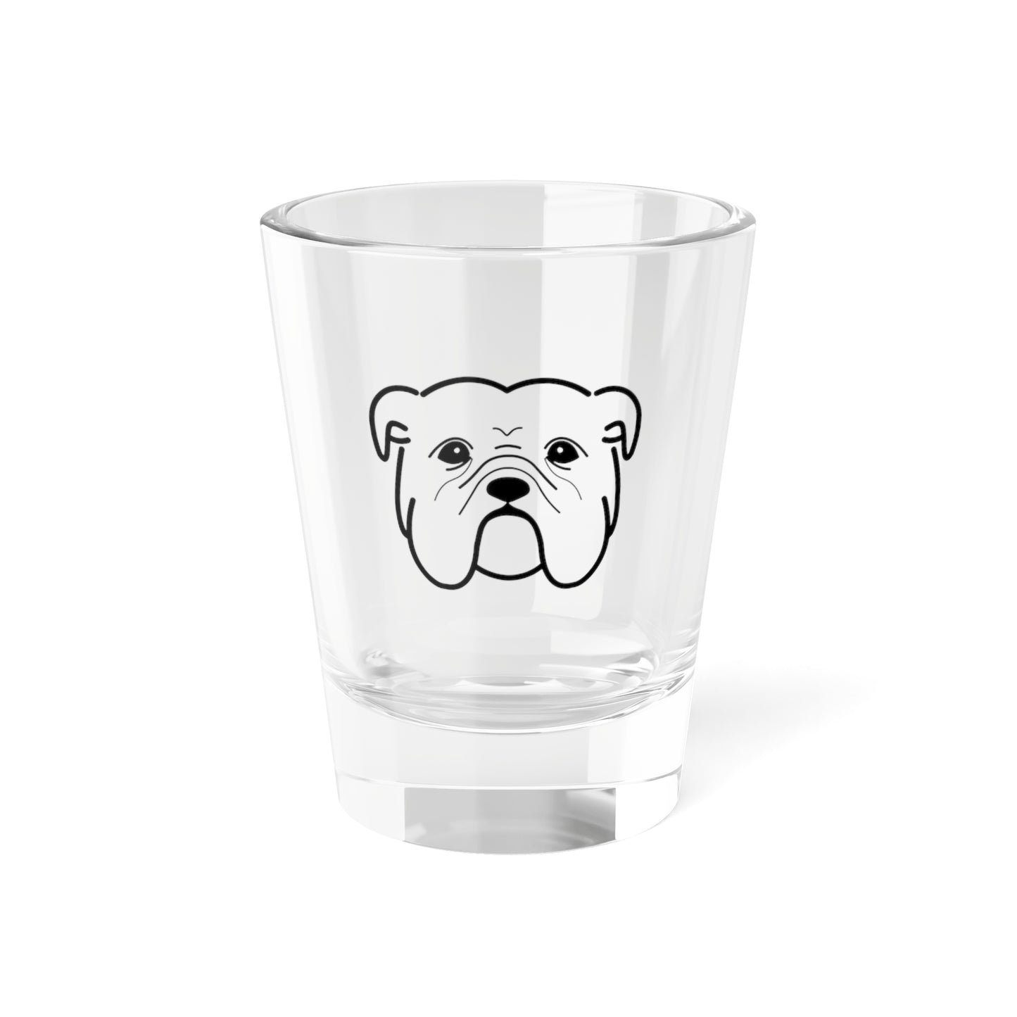 English Bulldog Shot Glass (1.5oz)