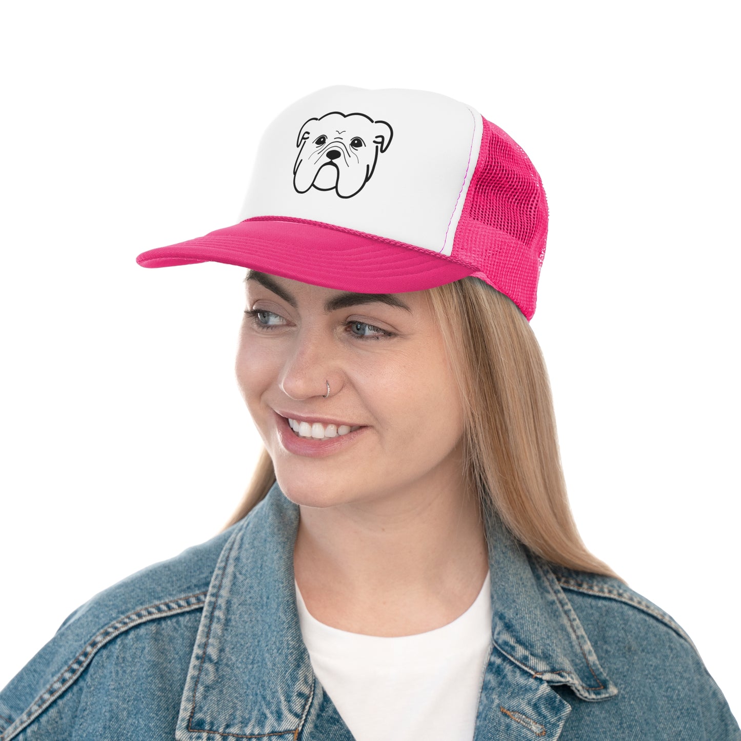 English Bulldog Trucker Cap