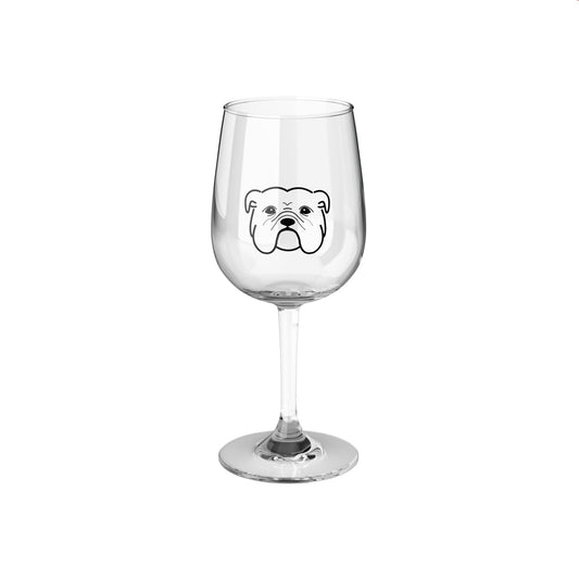 English Bulldog Wine Glass (12oz)