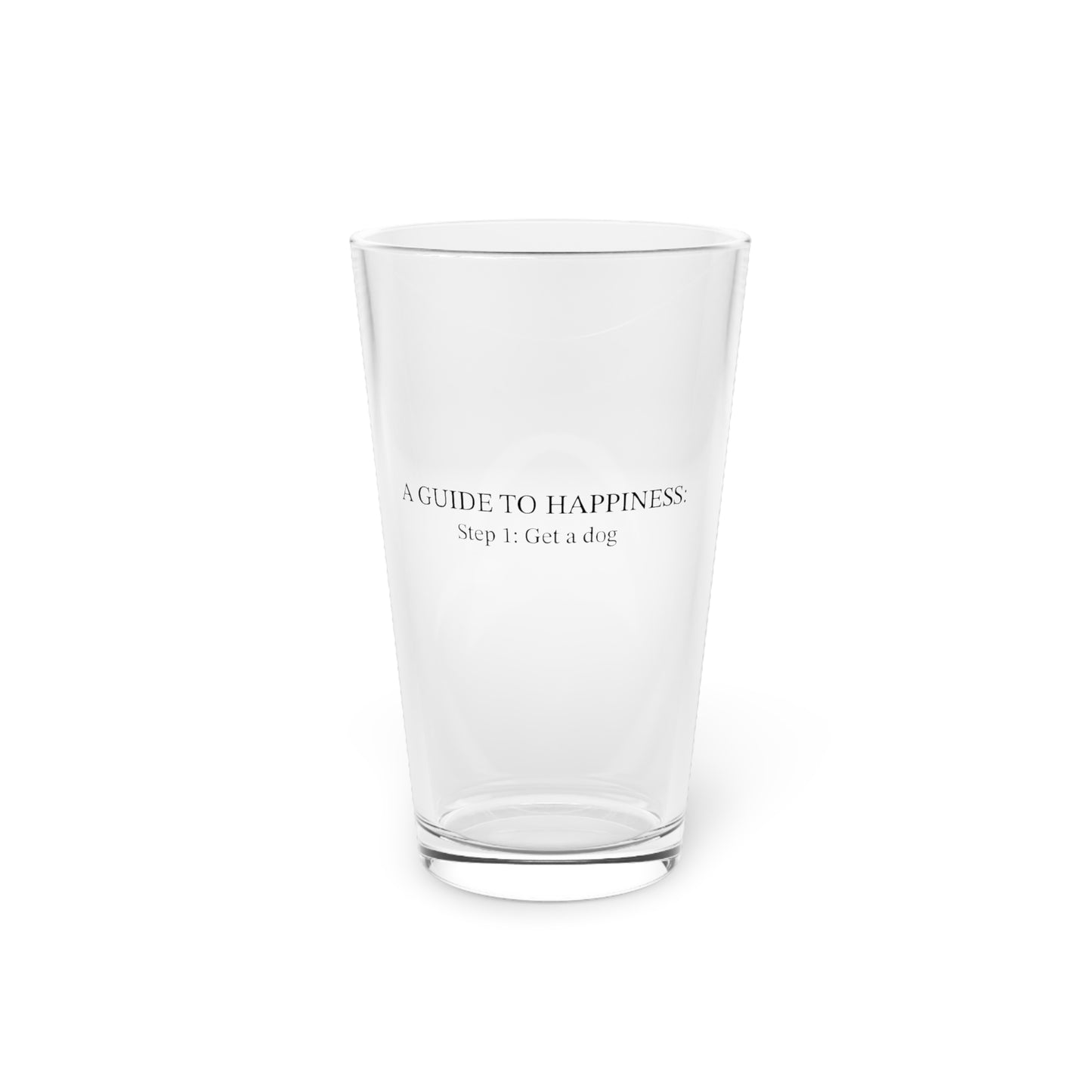 A Guide to Happiness Pint Glass (16oz)