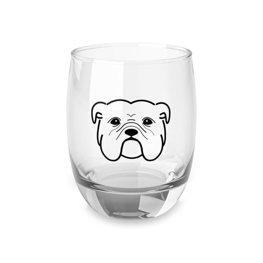 English Bulldog Whiskey Glass (6oz)